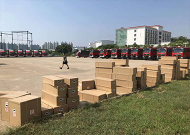 山東迅凱14套液壓破拆工具組交付某公安總隊(duì)。